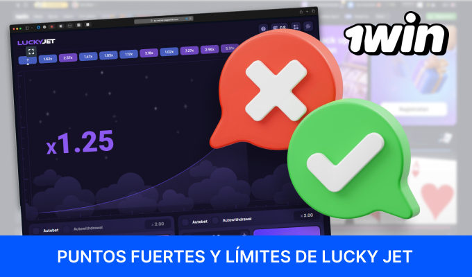 Cada ronda de Lucky Jet 1win tiene un ciclo breve y fácil de entender